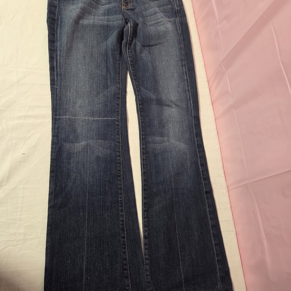 Seven7 Dark Blue Flare Jeans
